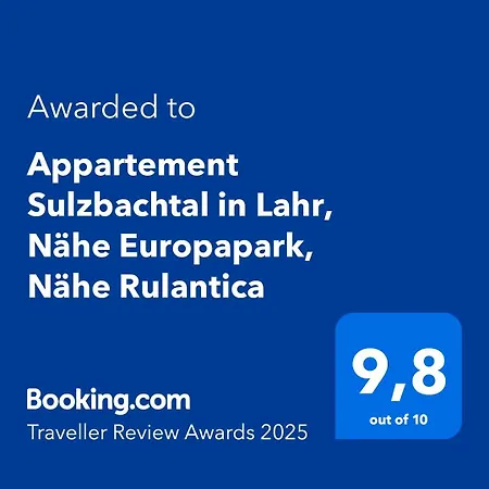 Sulzbachtal In Lahr, Naehe Europapark, Naehe Rulantica Appartement *
